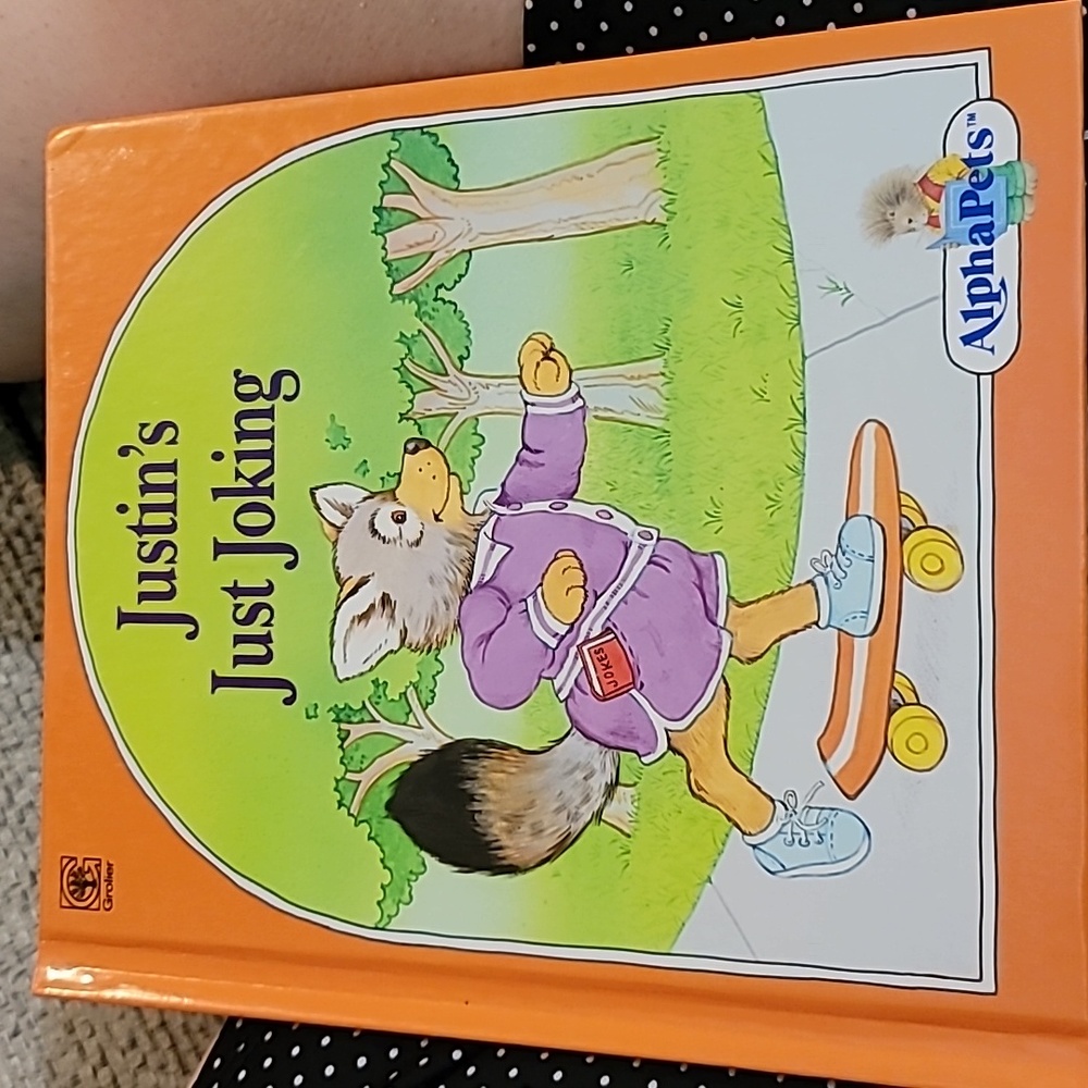 Justin's Just Joking Hardcover Book from AlphaPets Series